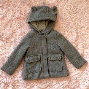 Toddler Used dressy peacoat Jacket size 24 Months